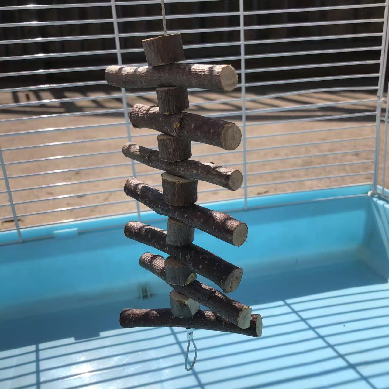 Сухая яблочная ветка-игрушка для хомяков, шиншилл, кроликов и попугаев