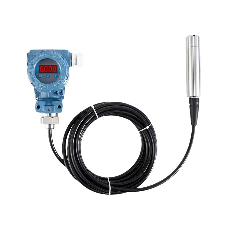 Water Level Transmitter Static Pressure Input Type Integrated Liquid Level Transmitter 4-20Ma Output Water Well Tank Measurement