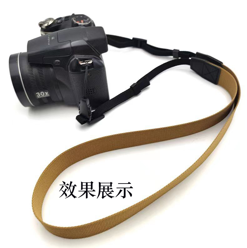 SLR camera shoulder strap lanyard black single shoulder quick strap fast camera hand shoulder strap fast shooter camera strap
