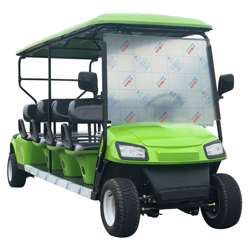 Golf Cart 8-Seater Tourist Park Hotel Sales Office Shuttle Bus Export Foreign Trade Off-Road Golf Cart