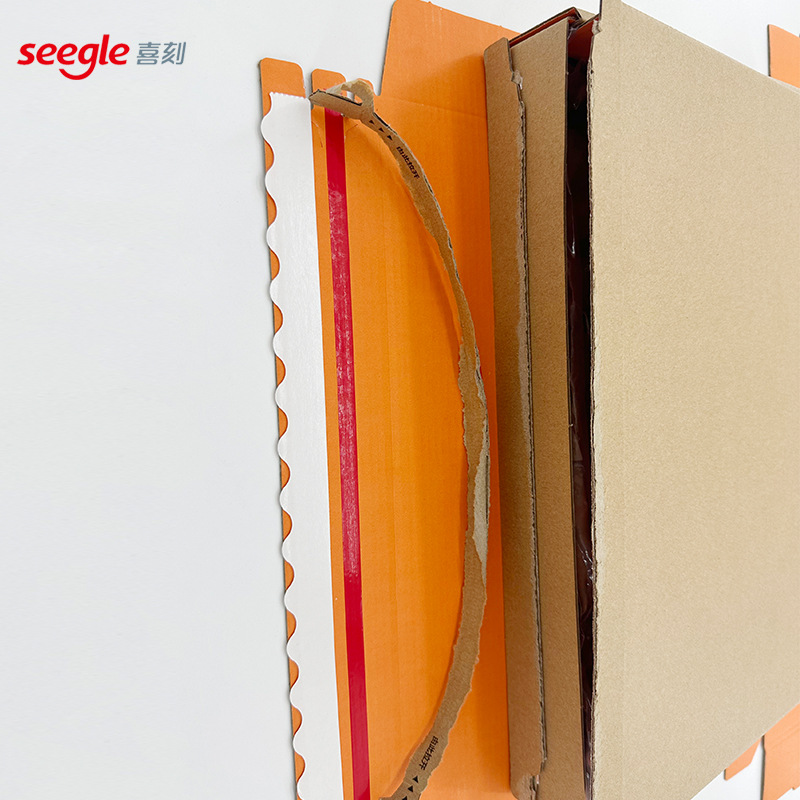 Spot Zipper Airplane Box 36*26*5 Clothing Gift Express Carton High-End Tear-Off Tape-Free Internal Printing