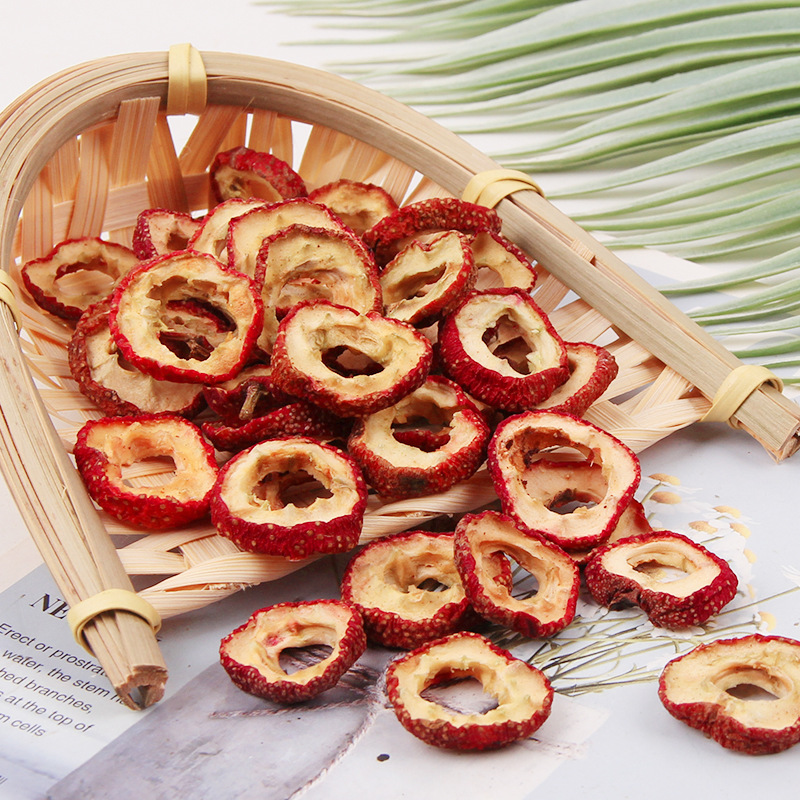 Factory wholesale new Hawthorn dried bulk seedless hawthorn slices seedless Hawthorn ring drying Hawthorn a generation of hair