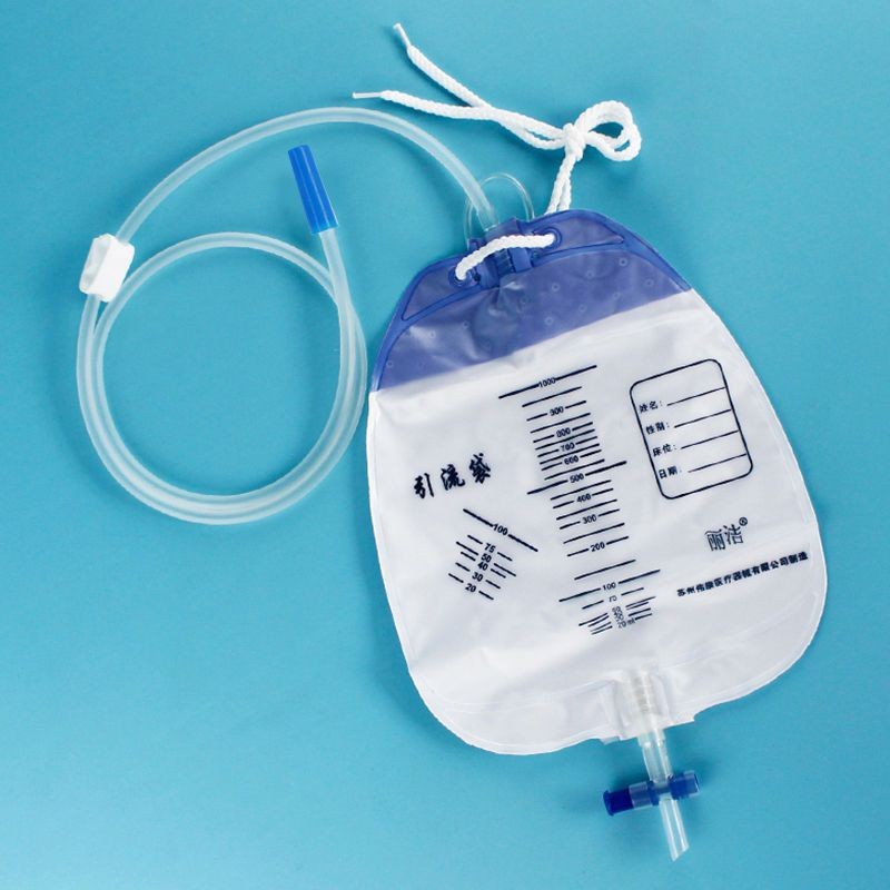 Одноразовый дренажный мешок для мочи, 1000 мл