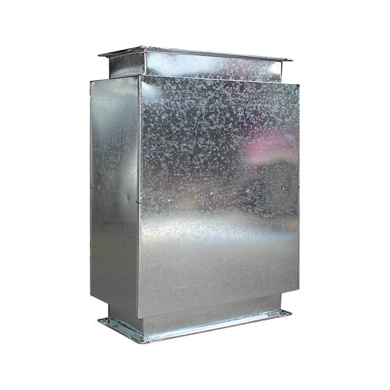 Silencer Static Pressure Box Ventilation Duct Silencer Fan Duct Silencer Galvanized Smoke Exhaust Noise Reduction Industrial Static Pressure Box