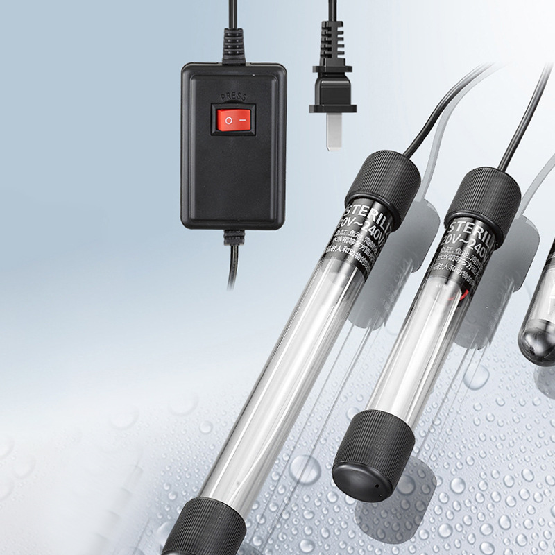 Fish Tank Germicidal Lamp Uv Diving Sterilization Lamp Fish Pond Disinfection Sterilization Algae Removal Fish Tank Uv Sterilization Waterproof Lamp