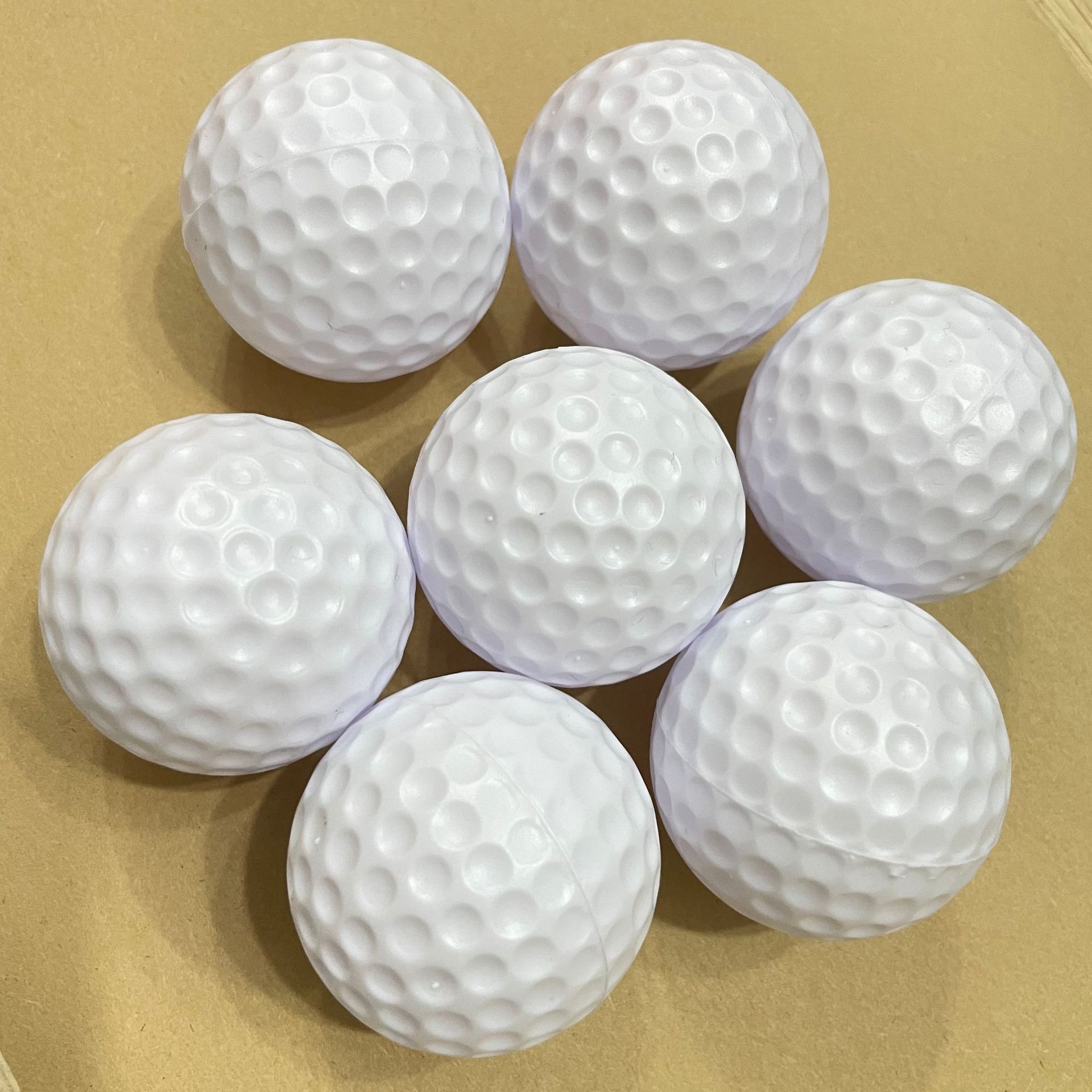 Training Golf Blow Molding Hollow Ball Golf Indoor and Outdoor Practice Ball Pe Ball Kidsren's Toy Ball 41mm Batch