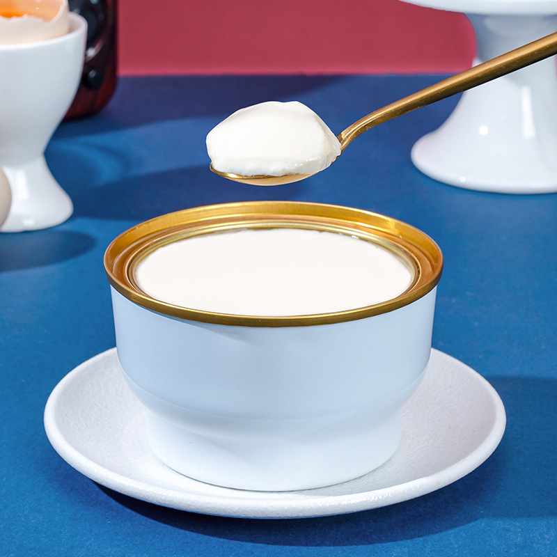 Instant Double Skin Milk Classic Cantonese Flavor 206g Breakfast Hong Kong Style Dessert Wholesale Ready-To-Eat 6-Bowl Gift Box