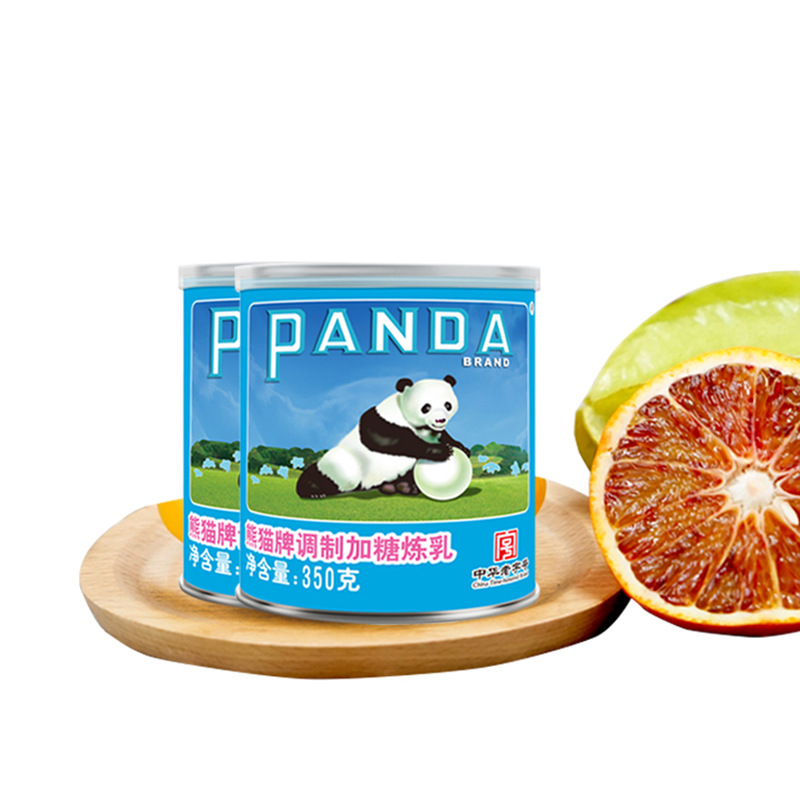 Panda Brand Condensed Milk Condensed Milk 350g Bottle/1 Bottle Spread Bread Milk Tea Coffee Companion Cake Whole Box Retail Wholesale