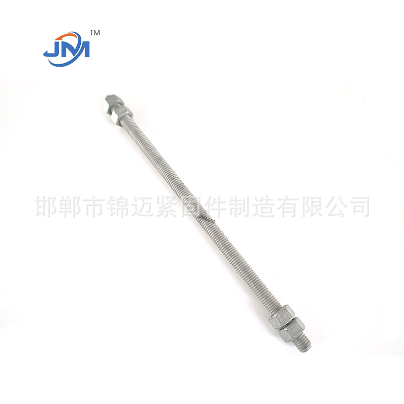 Прямая продажа с завода высококачественных горячепоцинкованных болтов с одинарной и двойной головкой, обработка и индивидуализация различных спецификаций