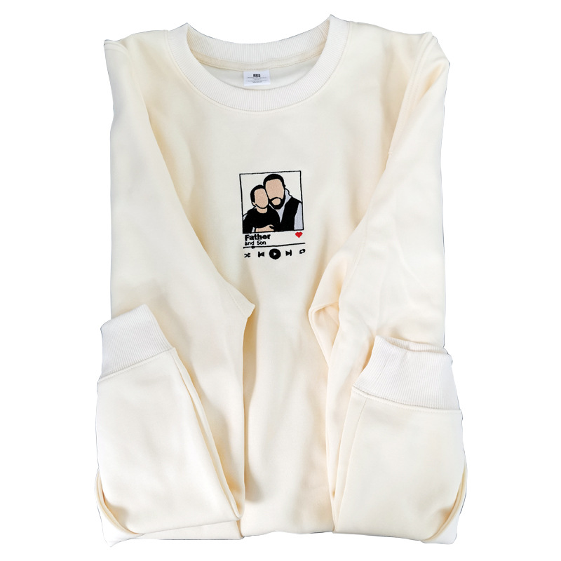 Guangzhou Computer Embroider Factory Ready-To-Wear Embroider Logo Processing Polo Shirt Cross-Border Clothing Embroider Customization According to Drawings