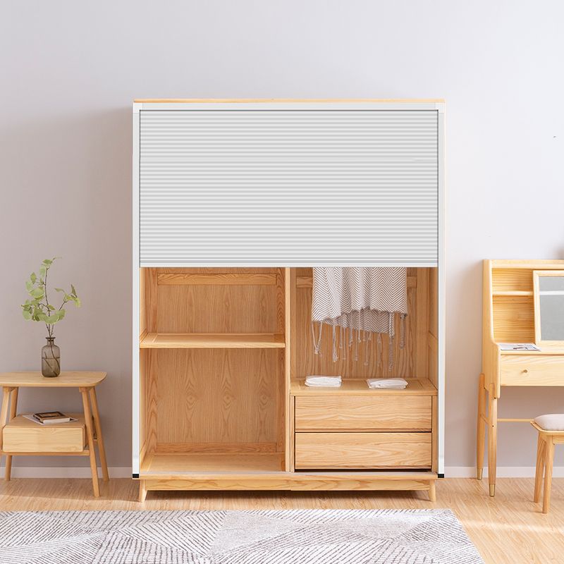 Trackless Honeycomb Folding Door Curtain Partition Door Kitchen Sliding Door Invisible Door Bathroom Aluminum Alloy Bathroom Door