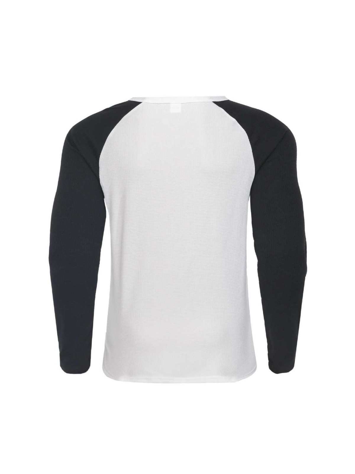 Foreign Trade New Trendy Sports Casual Outdoor Solid Color Waffle Slim Fit Base Shirt Raglan Top for Men