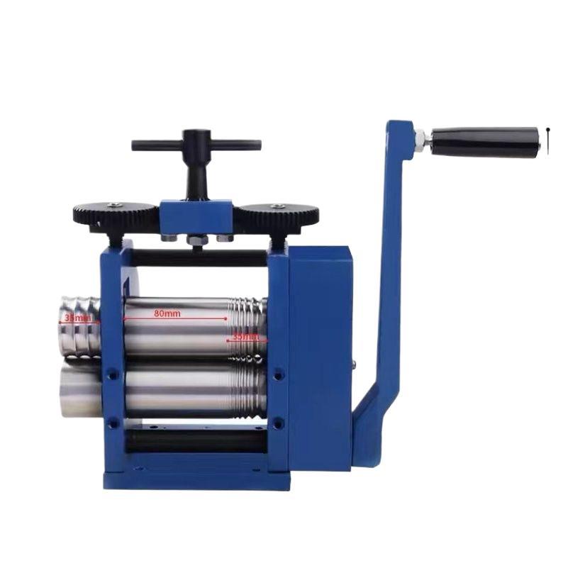 European-Style Hand-Cranked Tablet Press Jewelry Gold and Silver Processing Press Round Semi-Circular Bracelet Small Gold Press Tool