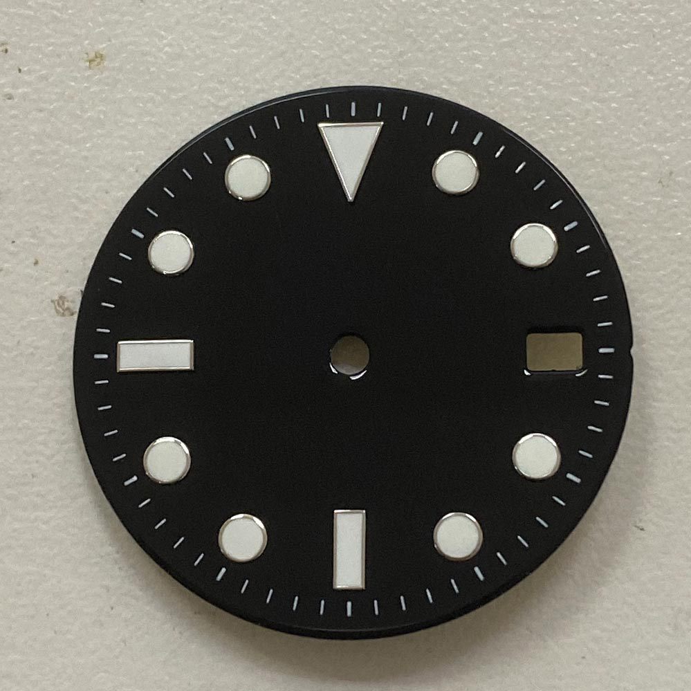 NH35 watch accessories 29mm dial blue luminous suitable for Japanese NH35 movement