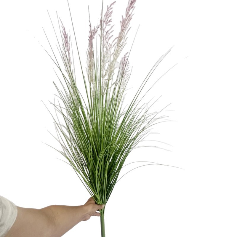 New Simulated Reed Grass, Bunch of Onion Grass, Indoor Scenery Decoration, Aquatic Plants, Simulated Fur Grass