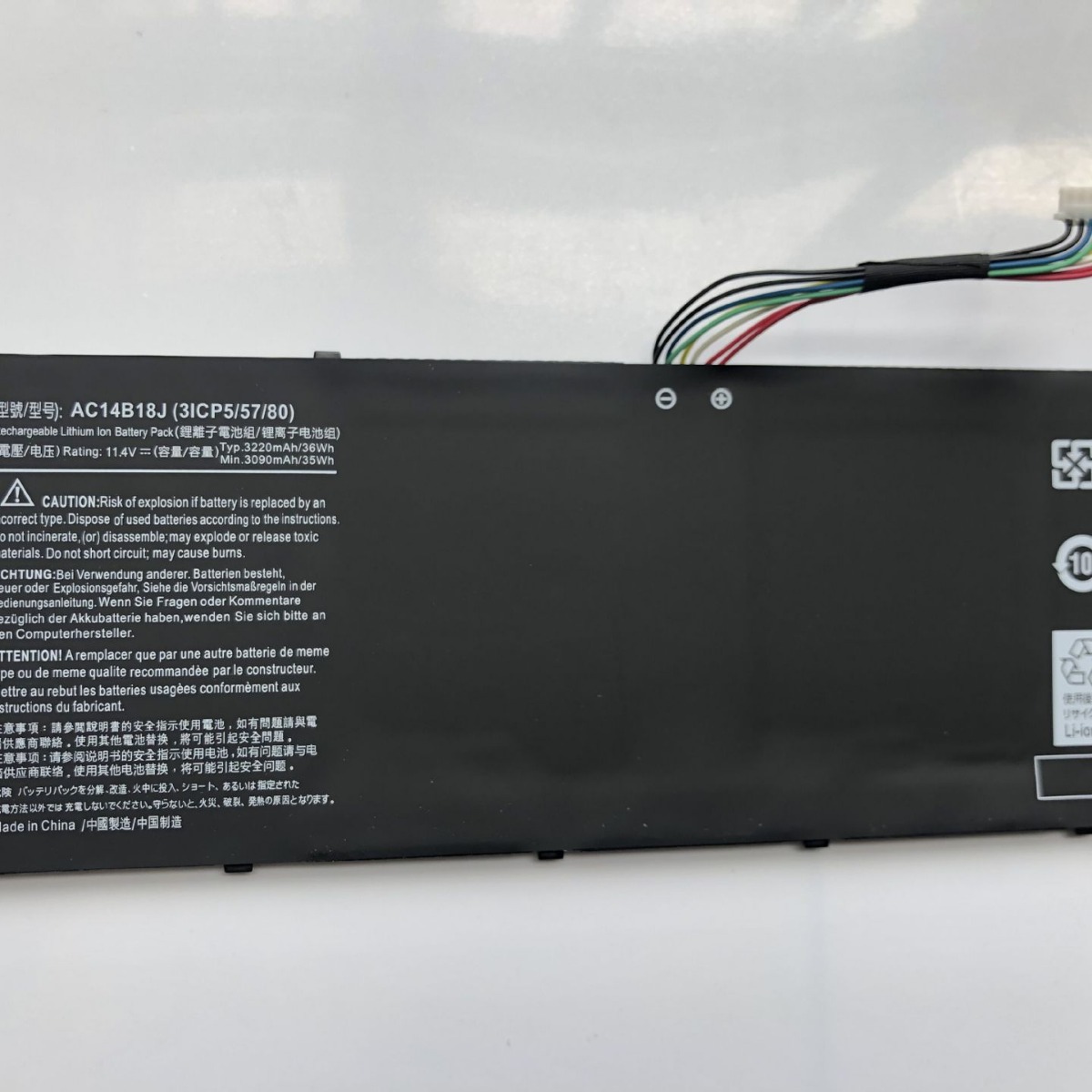 SuitaBle for ACer ACer B116 V5-122 N15Q3 AC14B18J AC14B13J Laptop Battery