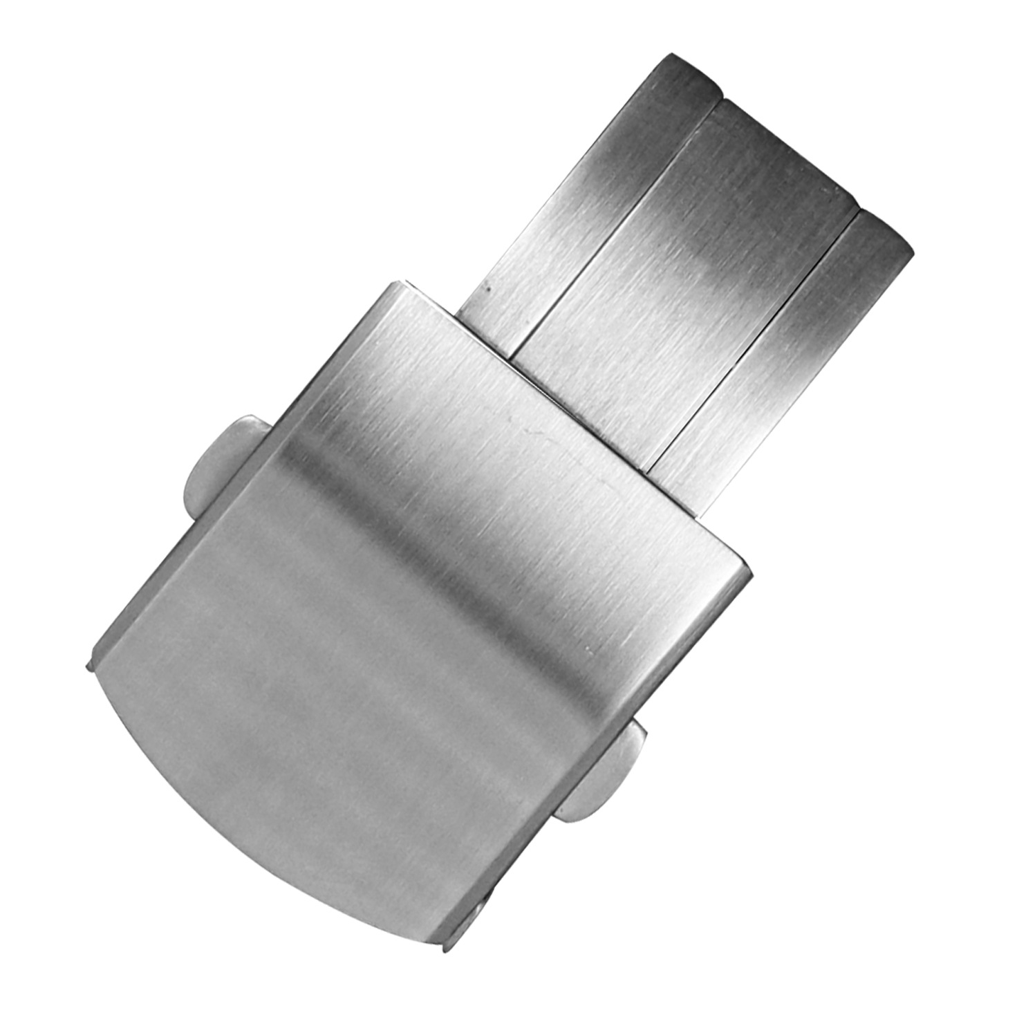 Solid 304 stainless steel water ghost turtle back watch buckle high-end double insurance belt buckle folding plate double press watch buckle accessories