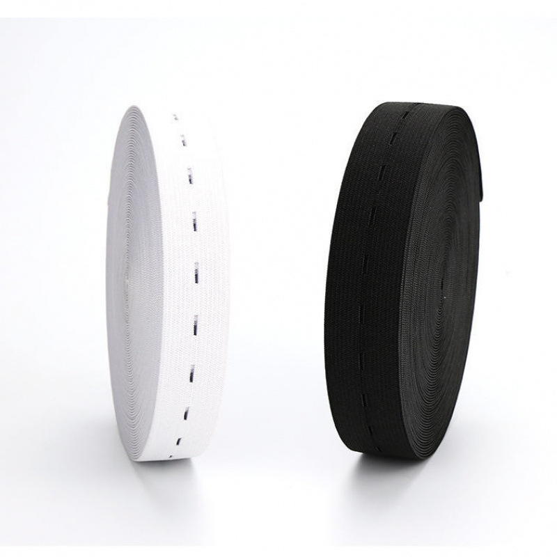 12Mm15Mm19Mm25Mm35Mm Widened Buttonhole with Hole Adjustable Button Rubber Band Elastic Buckle