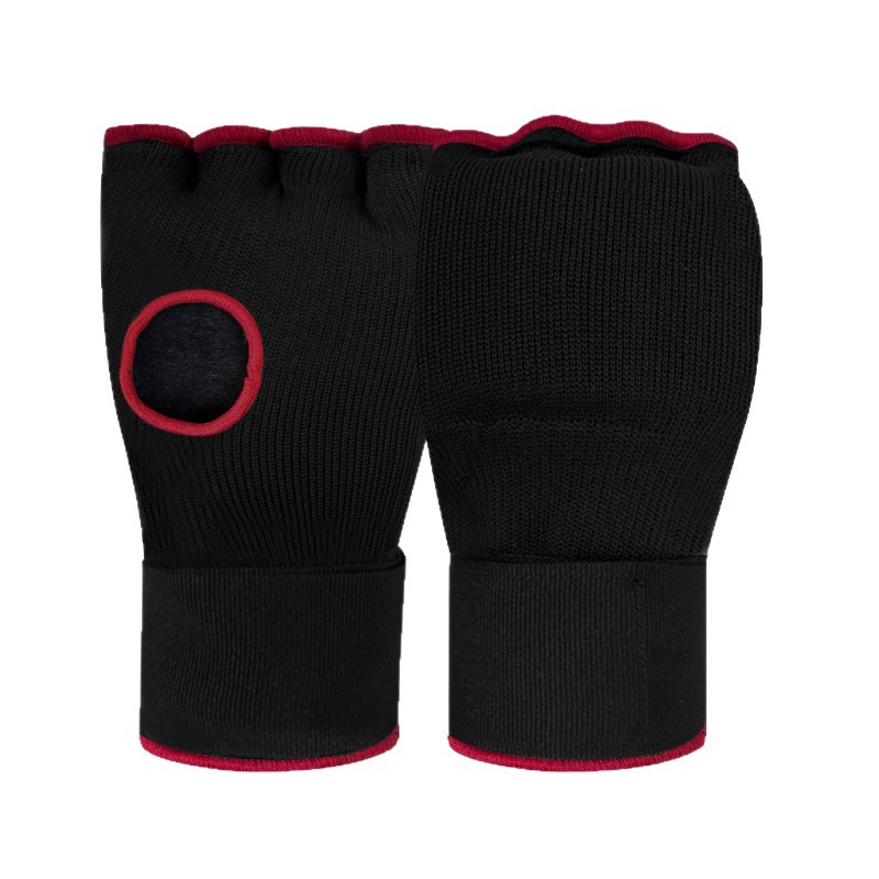 Boxing Gloves Half-Finger Gloves Sanda Fighting Lazy People Quick Hand Wraps Bandage Hand Protection Muay Thai Men and Women