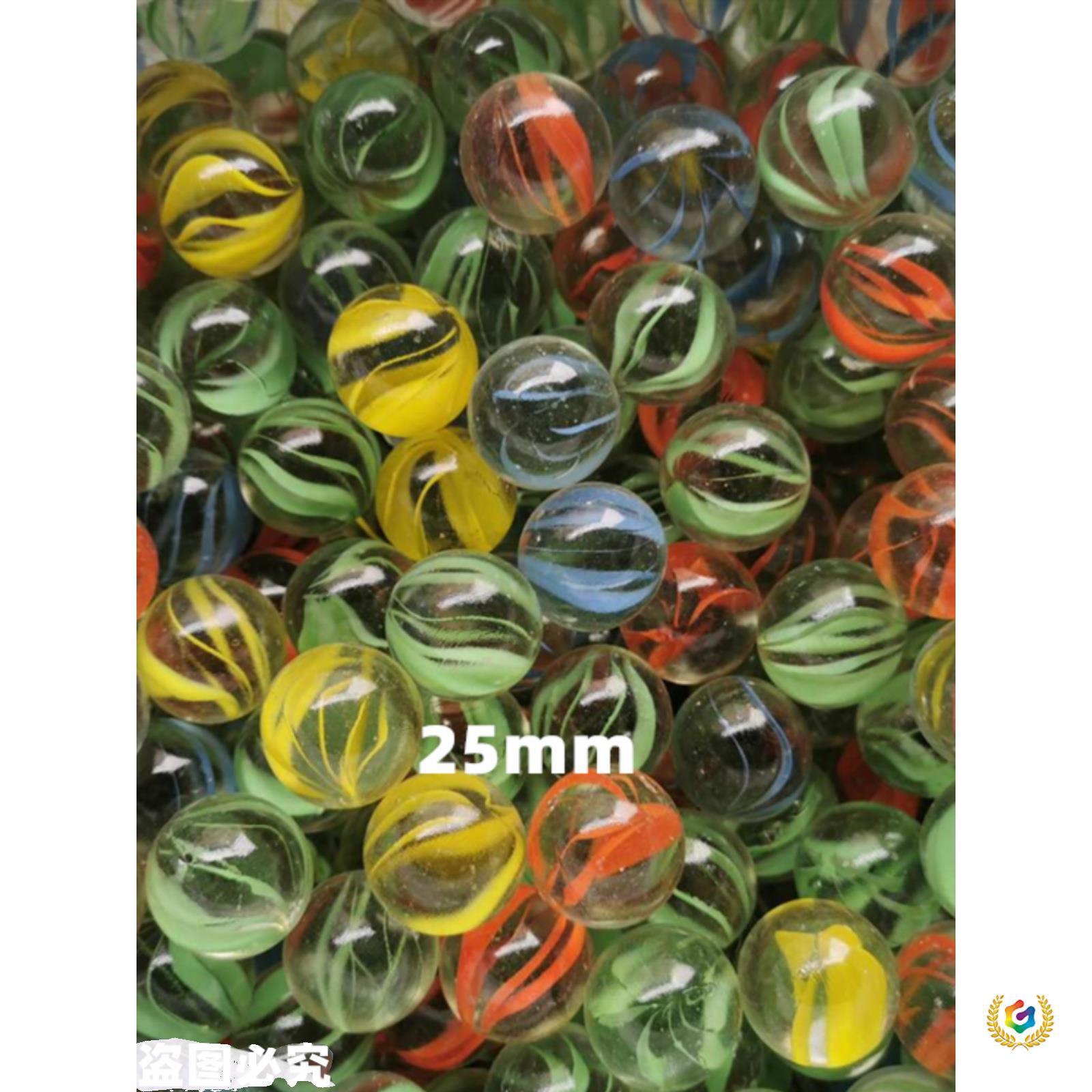 ✅ 14mm Colorfuled Glass Ball Marbles 25mm Large Glass Beads Kidsren's Game Machine Fish Tank Decoration Crystal