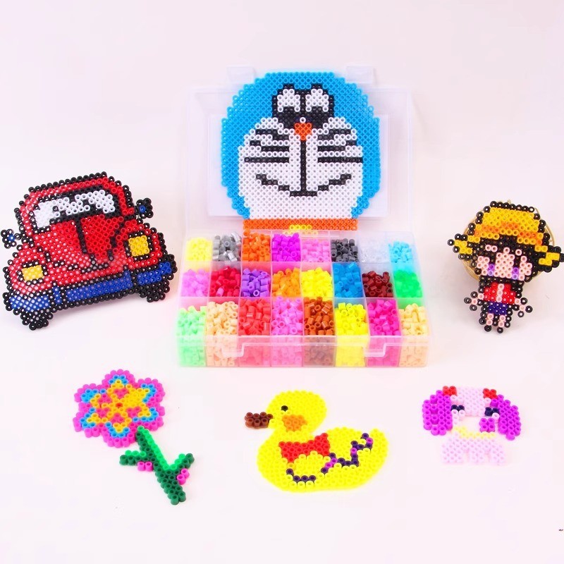 Fusion Bean Puzzle Refill Pack 2.6mm Refill Pack 1000 Pieces Children's Three-Dimensional Puzzle Puzzle Bean Pack