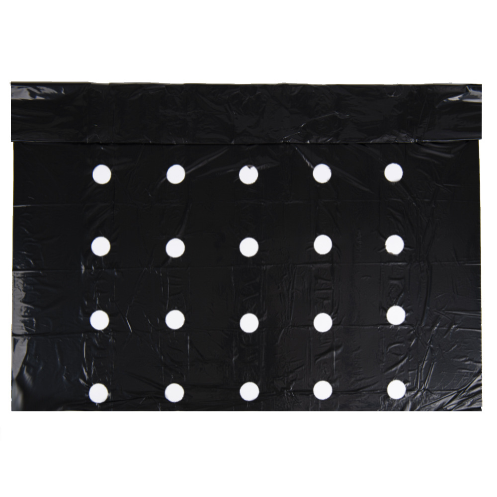 Plastic Thermal Insulation Film Agricultural Black Film with Holes Plastic Film for Herding and Thermal Insulation Planting Film Exported to South Korea in Japan