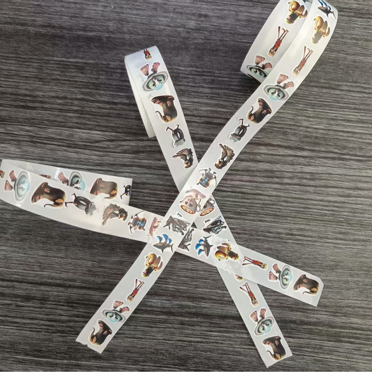 Foreign Popular Shanhaijing Volume Stickers Creative Sand Sculptures Fun Funny Abstract Creative Stickers Campus Funny Decoration