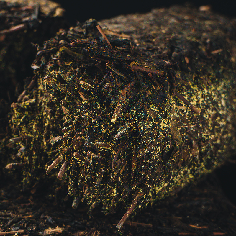 Black tea wholesale black tea Hunan Anhua black tea golden flower Fu brick tea Tianjian Fu brick 1kg old tea