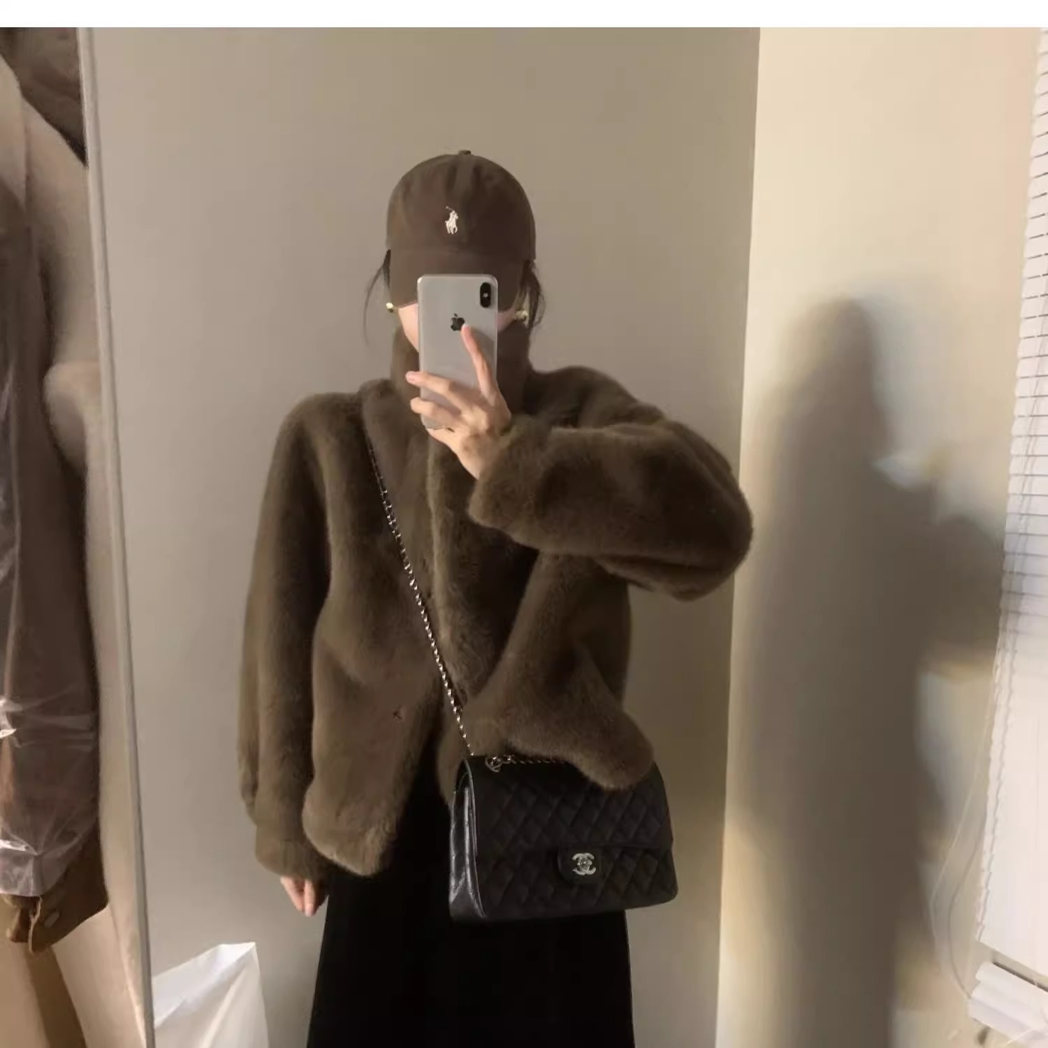 2025 Winter Young Style Short Mink Fur Stand Collar Fur Coat Eco-Friendly Fur Jacket for Women