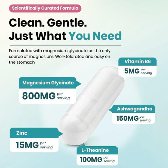 New Product in Stock, Cross-Border Best-Selling Magnesium Glycinate Salt Magnesiumglycinate Body Supplement