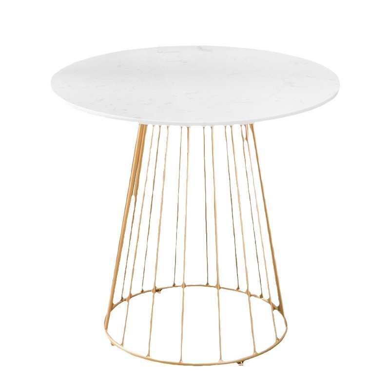 Nordic Dessert Milk Tea Shop Negotiates Light Luxury Internet Famous Table and Chair Combination Marble Cafe Leisure Commercial Table and Chair