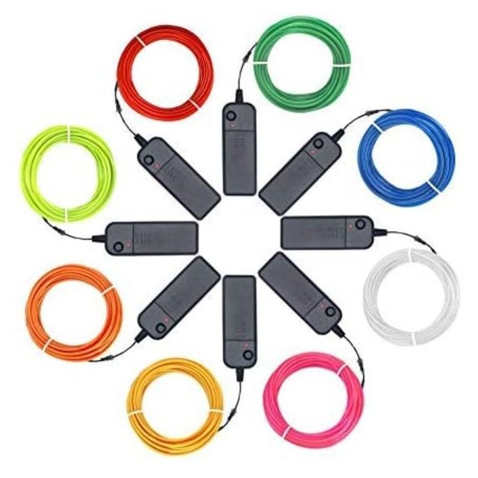 Импортное производство материала el2.3 Холодный свет Специальный яркий EL светящийся экран сценические реквизиты декоративная световая линия