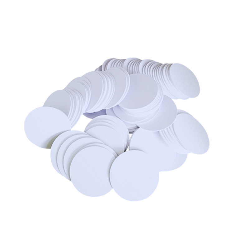Ntag215 Coin Card 213 White Card Amibo Coin Small White Card Nfc Label Anti-Counterfeiting Chip Sticker Adhesive Cassette