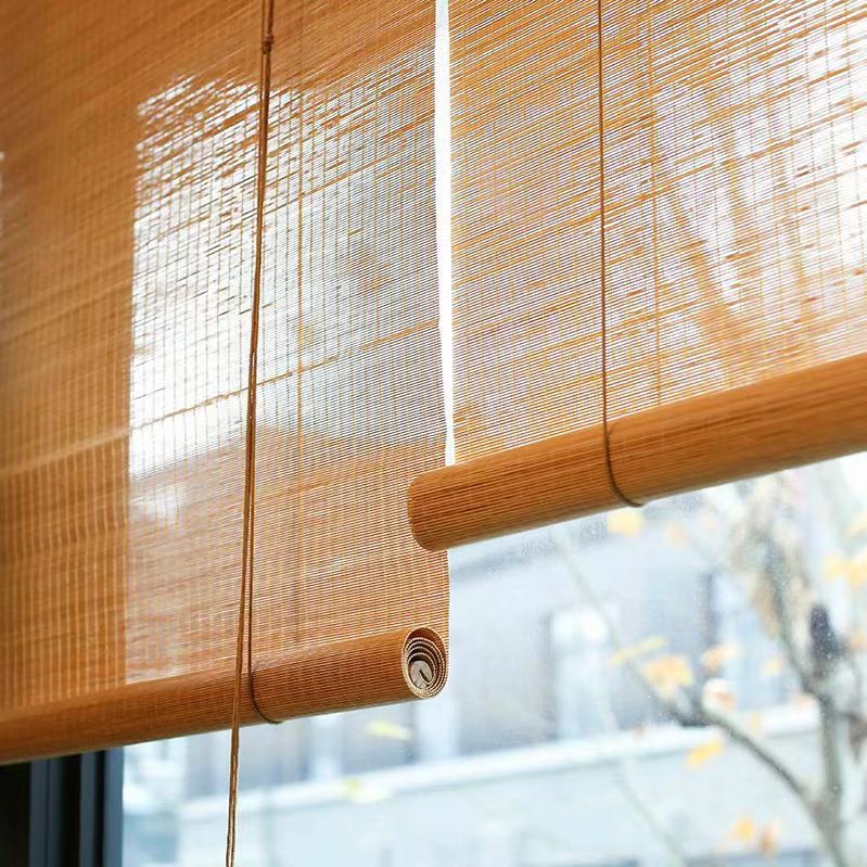 Japanese-Style Bamboo Blinds, Roller Blinds, Door Curtains, Window Curtains, Tea Room Ceiling Decoration, Sunshade, Blackout, Hotel Lift, Restaurant, Sunroom