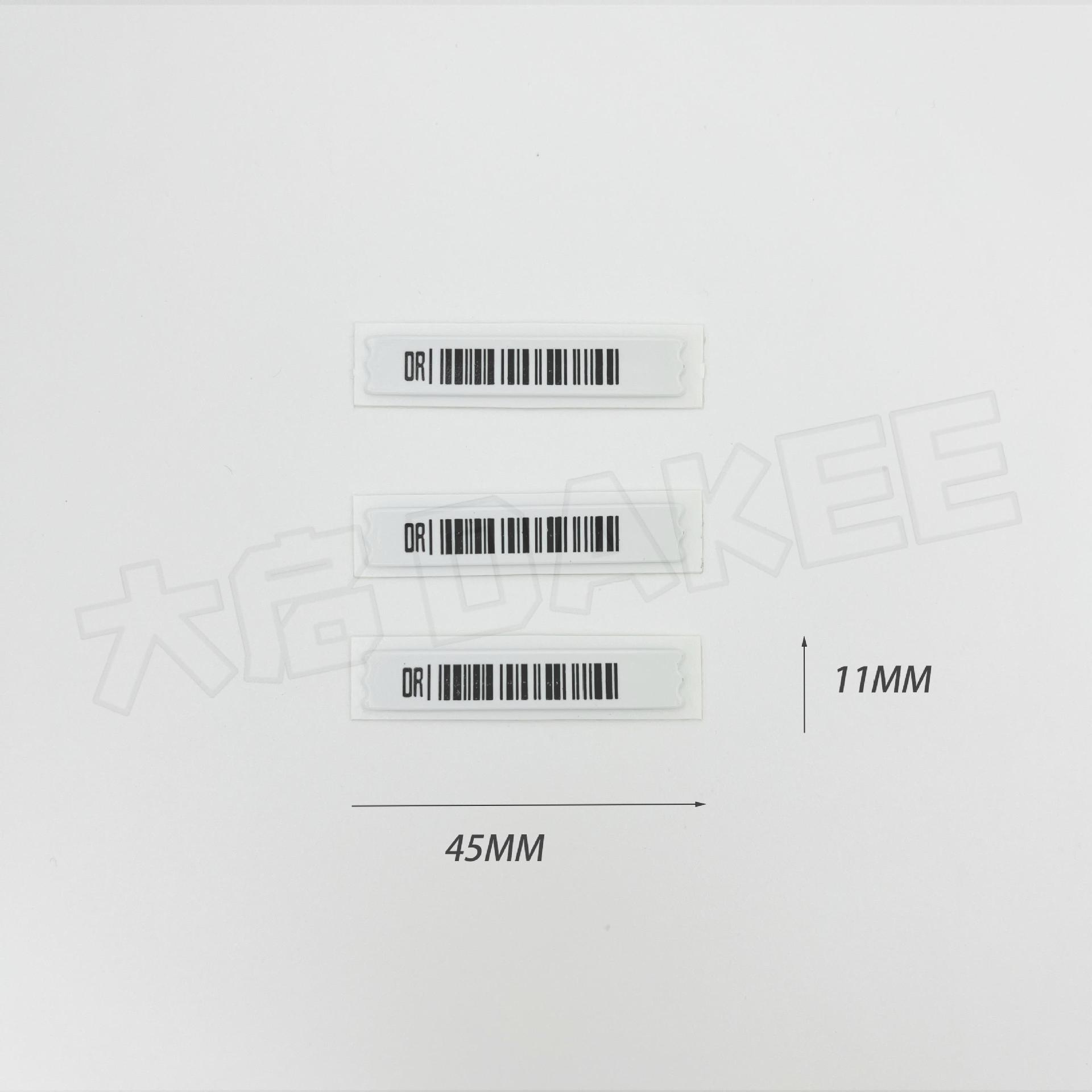 58khz acoustic magnetic anti-theft label DR supermarket anti-theft sticker strong sticky three-chip department store supermarket anti-theft magnetic strip