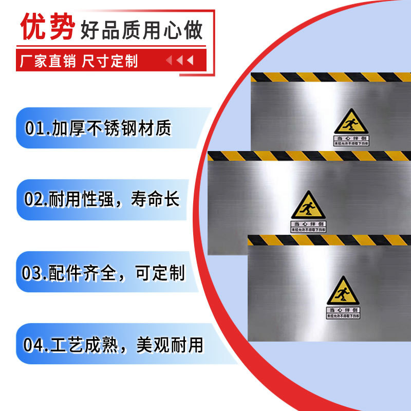 Stainless steel rat guard no-punch rat guard door hotel kitchen stainless steel door baffle aluminum alloy rat guard