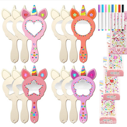 Набор зеркал для макияжа деревянное зеркало для ручной работы