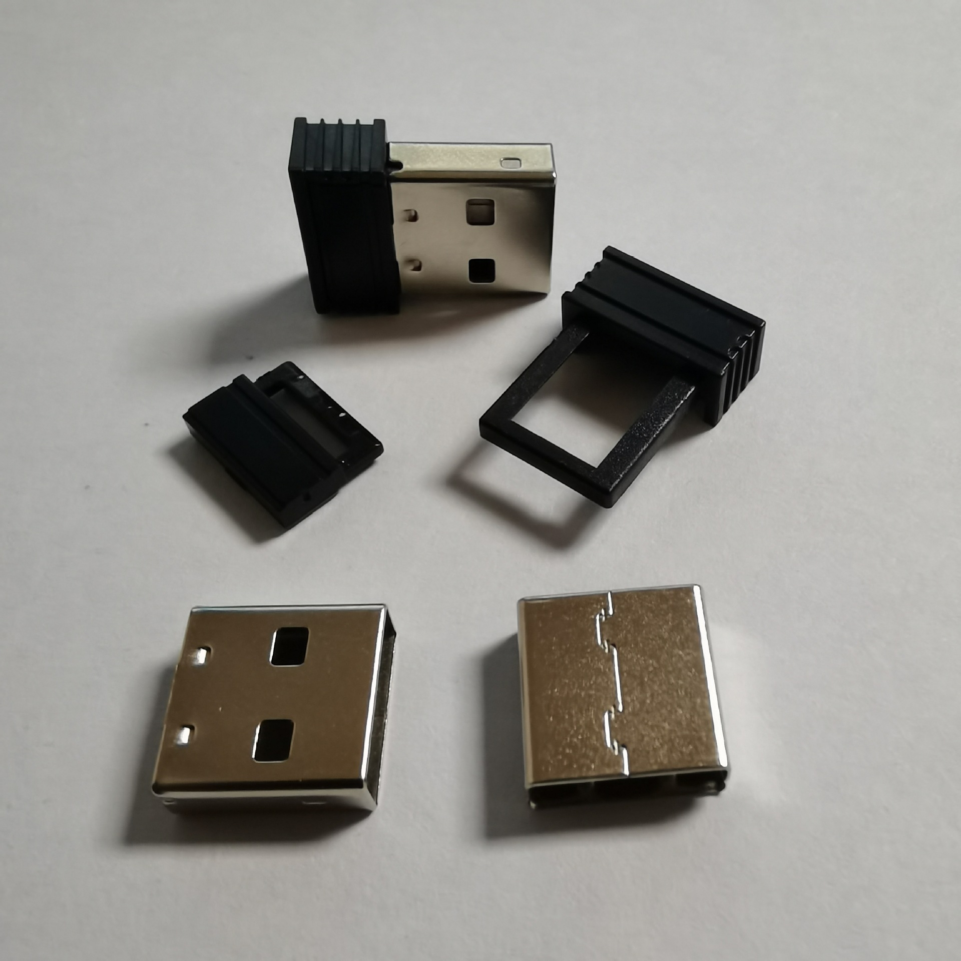 usb Iron Shell Wireless Mouse Bluetooth receiver male connector metal iron shell 12mmusb plug shell