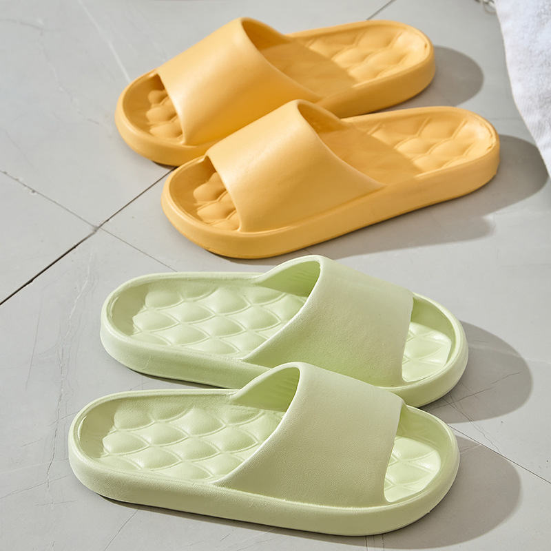 Eva Slippers Women's Slip Slippers Men's Household Bathroom Bathing Non-slip Summer Couple's Indoor Home Thick Bottom
