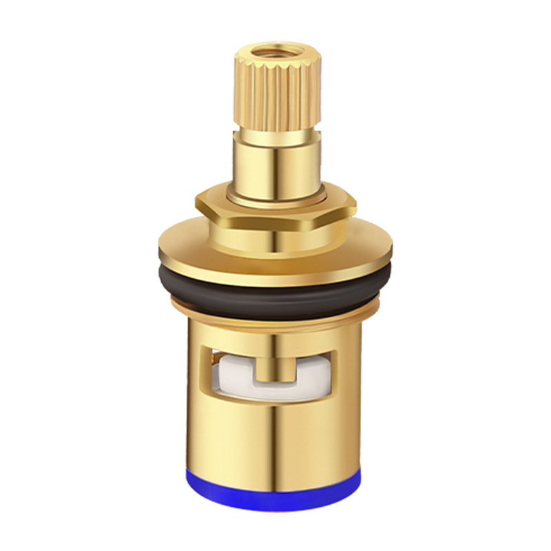 Universal Faucet Valve Core, All-Copper 1/2 Inch Quick-Open Faucet Core, Angle Valve, Single Hot and Cold Water Ceramic Accessories