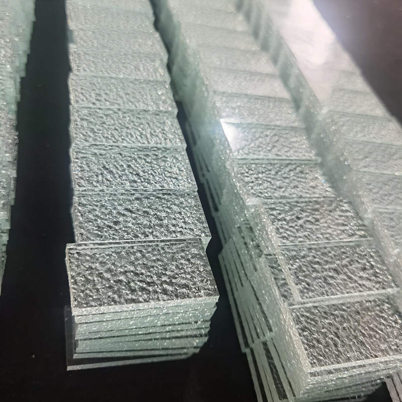 Spot Wholesale Starry Sky Projection Lamp Silver Glass Diameter 50.5 Medium Hole 3.2mm Water Pattern Glass Lighting Factory Use