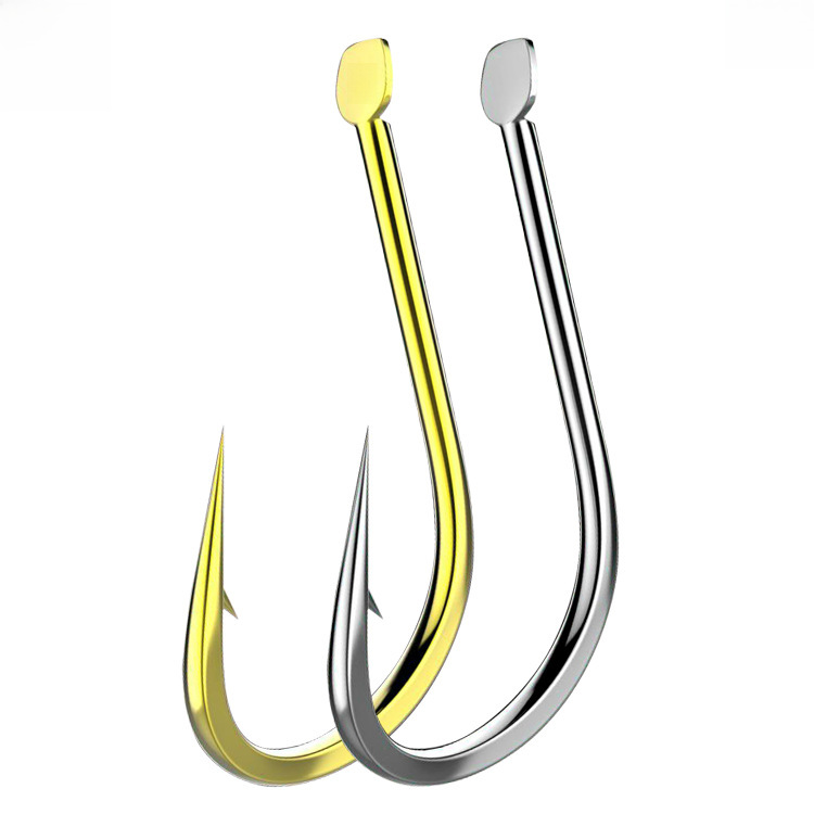 Izu black gold crooked mouth barbed wild fishing grass carp carp crucian carp bulk fishing hook fishing gear factory wholesale
