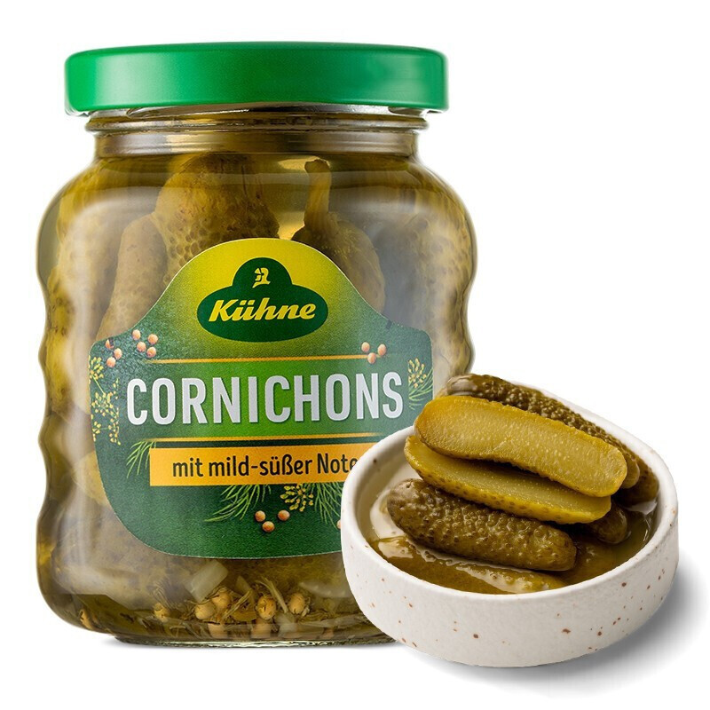 pickled cucumber small dish convenient fast food side dish Western food baking Russian pickled cucumber
