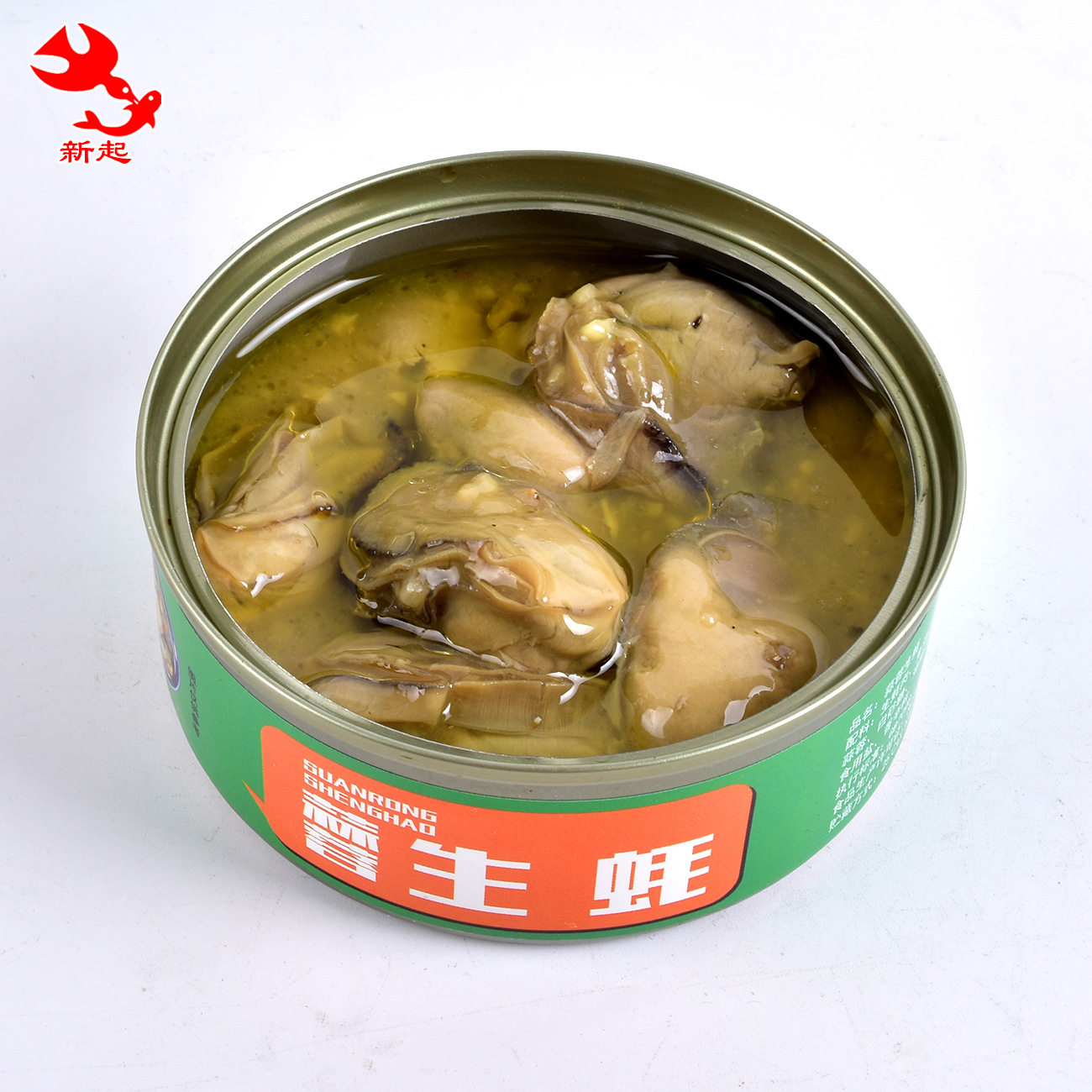 Canned Ready-To-Eat Seafood Cooked Garlic Oyster Cans Ready for Sale Delicious Oyster Garlic Oyster Cans