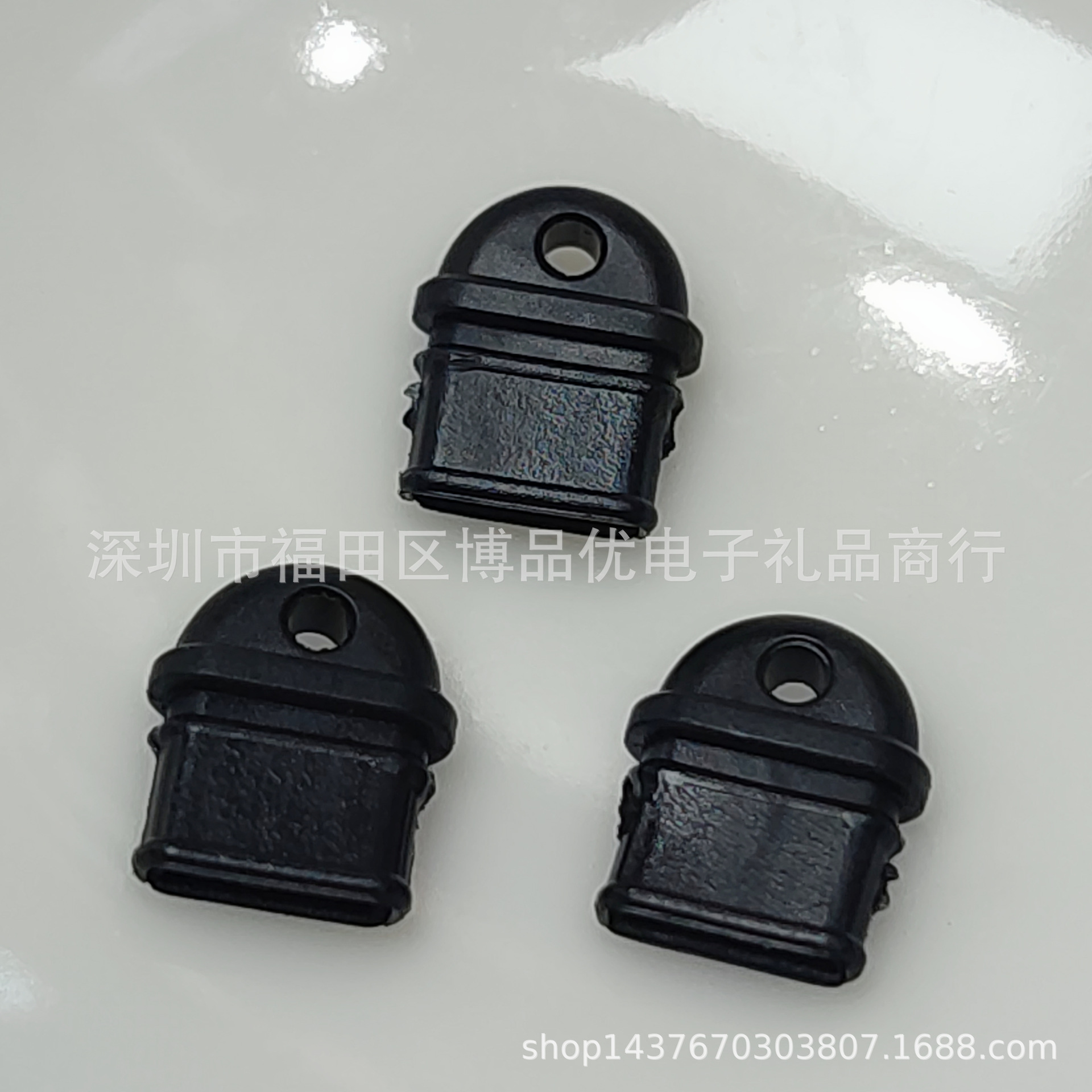 Food grade environmental protection new Type-C charging port data port with hole dust plug DIY plus hanging decoration basic material