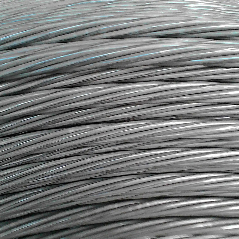 Hot-Dip Galvanized Steel Wire Rope 1X7 9.6mm 1X19 12.7 11.5 Wire Cable Steel Wire Rope for Power and Communication