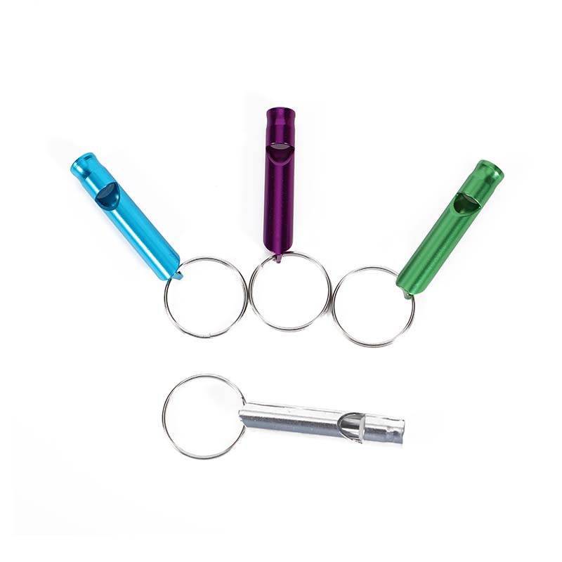 Small Aluminum Alloy Whistle Life-Saving Whistle Survival Fire Whistle Training Whistle