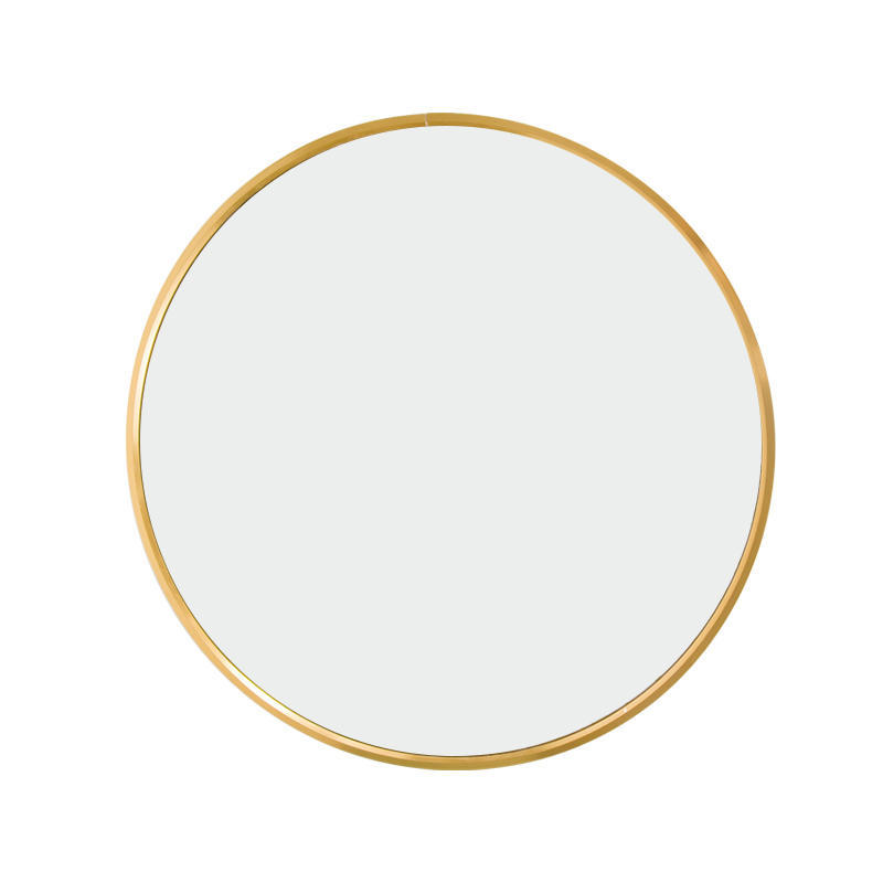 New in stock bathroom mirror with shelf bathroom garden mirror wall hanging bathroom round makeup mirror wholesale