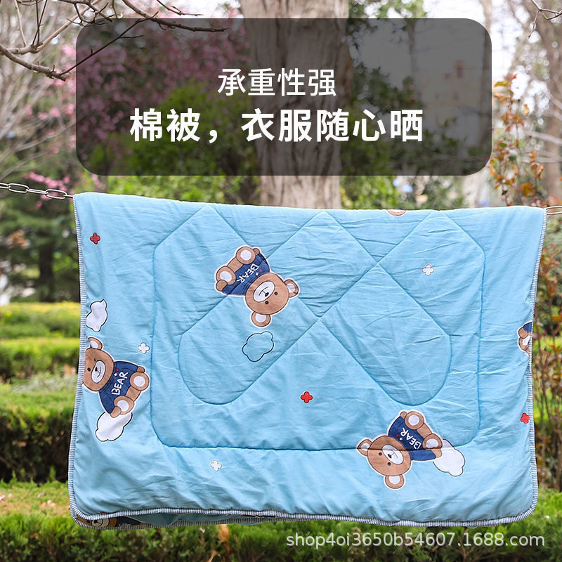 304 Stainless Steel Clothesline, Windproof and Rust-Proof, Thickened Quilt Rope, Cool Clothes Artifact, Clothes Drying Rack, Wire Rope, Iron Chain