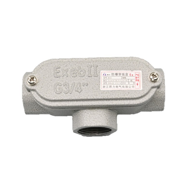 Explosion-Proof Threading Box Aluminum Alloy Square Threading Box Dn20 Three-Way Four-Way Bhc Explosion-Proof Threading Box Elbow